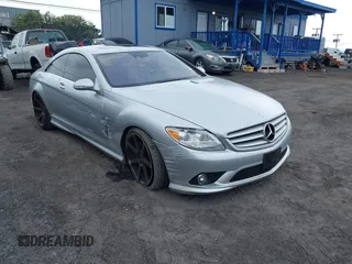 2009 Mercedes-Benz CL 5.5L V8 with VIN WDDEJ86X29A023380, listed as a IAAI auction lot 41746047 with 59,496 mi miles. Bid and sale history available at carsss.com. Image 6.
