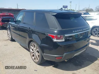 2016 Land Rover Range Rover Sport V6 HSE with VIN SALWR2PF0GA597847, listed as a IAAI auction lot 41727432 with 88,232 mi miles. Bid and sale history available at carsss.com. Image 3.