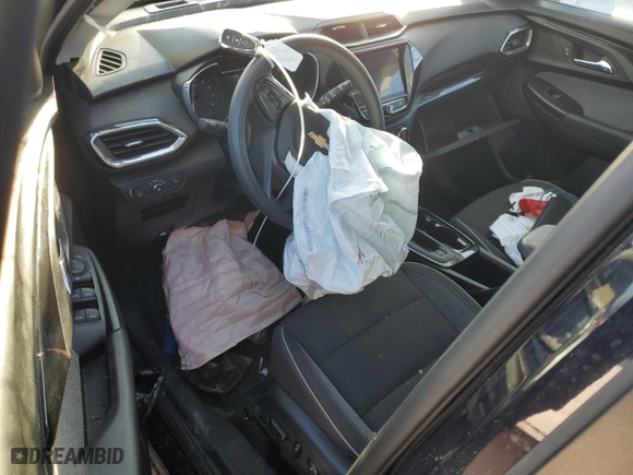 2021 Chevrolet TrailBlazer LT with VIN KL79MRSLXMB147408, listed as a Copart auction lot 44581205 with 0 mi miles and Salvage Title. Bid and sale history available at carsss.com. Image 8.