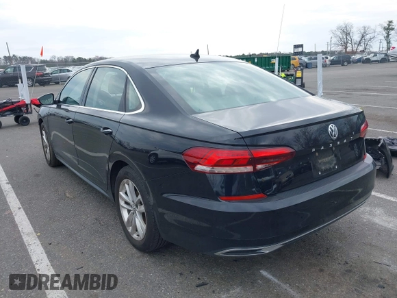 2020 Volkswagen Passat 2.0T SE with VIN 1VWSA7A32LC008611, listed as a IAAI auction lot 41912651 with 104,014 mi miles. Bid and sale history available at carsss.com. Image 3.