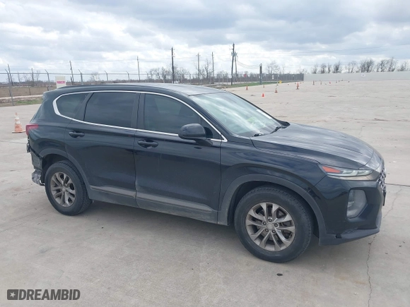 2019 Hyundai Santa Fe SE with VIN 5NMS23AD1KH074388, listed as a IAAI auction lot 41539007 with 123,570 mi miles. Bid and sale history available at carsss.com. Image 14.