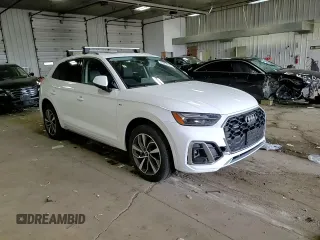 2023 Audi Q5 S line Premium Plus с VIN WA1EAAFY7P2125155, выставлен на аукционе Copart как лот 61812125 с пробегом 52 587 миль миль и Списание • Salvage title. История ставок и продаж доступна на DreamBid. Изображение 14.