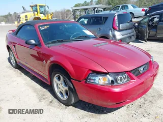 2002 Ford Mustang Deluxe z VIN 1FAFP44422F229070, wystawiony jako IAAI lot #41781927 z przebiegiem 68 441 mil mil oraz . Historia ofert i sprzedaży dostępna na DreamBid. Obrazek 1.