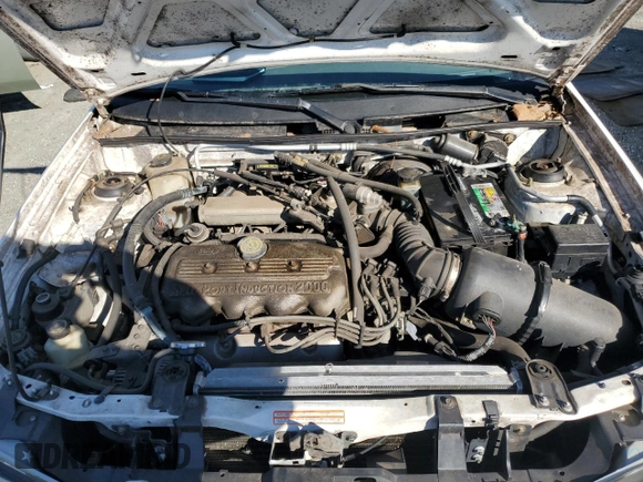 1997 Ford Escort LX with VIN 1FALP13P6VW332381, listed as a Copart auction lot 87394424 with 95,512 mi miles and Salvage Title. Bid and sale history available at carsss.com. Image 12.