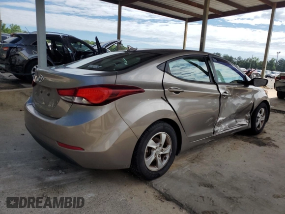 2015 Hyundai Elantra SE z VIN 5NPDH4AE7FH646935, wystawiony jako Copart lot #55829935 z przebiegiem 118 740 mil mil oraz Szkoda całkowita • Salvage title. Historia ofert i sprzedaży dostępna na DreamBid. Obrazek 3.