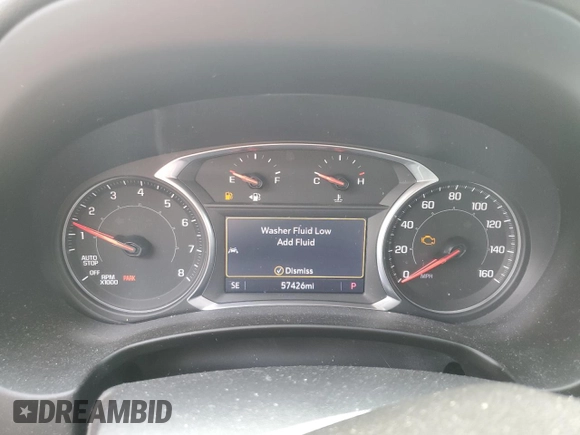 2019 GMC Terrain SLT z VIN 3GKALPEX4KL265511, wystawiony jako Copart lot #55460925 z przebiegiem 57 426 mil mil oraz Szkoda całkowita • Salvage title. Historia ofert i sprzedaży dostępna na DreamBid. Obrazek 9.