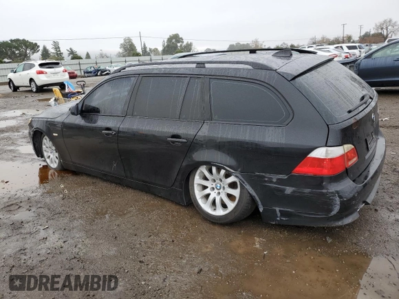 2006 BMW 5 Series 530xi with VIN WBANN73536CN00682, listed as a Copart auction lot 85373094 with 152,183 mi miles and Salvage Title. Bid and sale history available at carsss.com. Image 2.