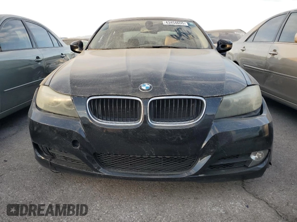 2011 BMW 3 Series 328i with VIN WBAPH7G55BNM58606, listed as a Copart auction lot 43454655 with 203,647 mi miles and Salvage Title. Bid and sale history available at carsss.com. Image 5.