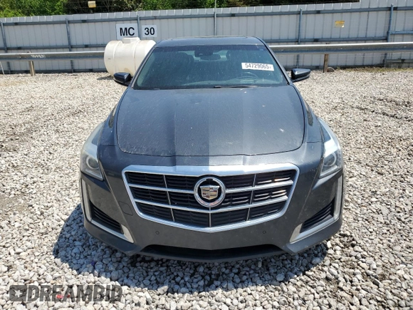 2014 Cadillac CTS Performance RWD with VIN 1G6AS5S39E0148497, listed as a Copart auction lot 54729065 with Not Provided miles and Salvage Title. Bid and sale history available at DreamBid. Image 5.