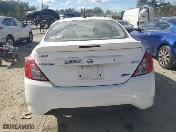 2015 Nissan Versa SV with VIN 3N1CN7AP0FL813551, listed as a Copart auction lot 76094654 with 66,223 mi miles and Non Repairable. Bid and sale history available at carsss.com. Image 6.