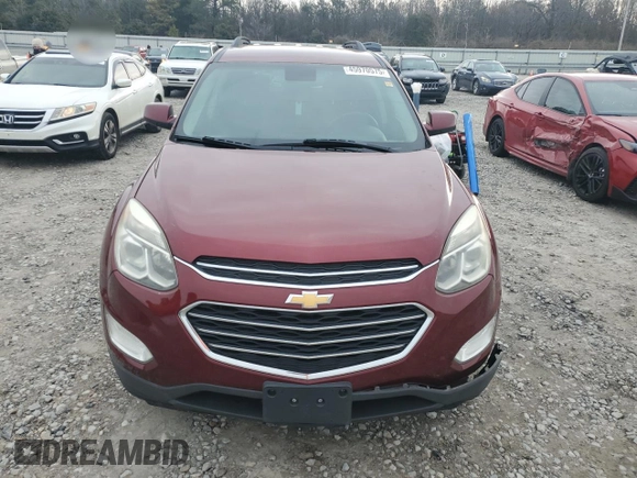 2016 Chevrolet Equinox LT with VIN 2GNALCEK9G6226974, listed as a Copart auction lot 45970575 with Not Provided miles and Salvage Title. Bid and sale history available at DreamBid. Image 5.