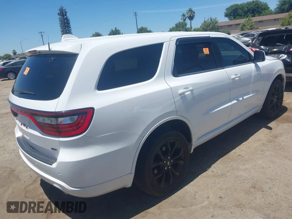 2019 Dodge Durango GT with VIN 1C4RDJDGXKC561025, listed as a IAAI auction lot 42549454 with 35,707 mi miles and . Bid and sale history available at DreamBid. Image 4.