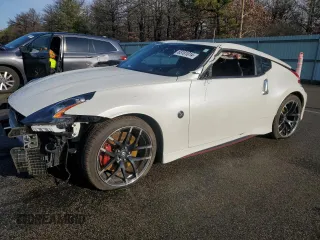 2015 Nissan 370Z with VIN JN1AZ4EH8FM441623, listed as a Copart auction lot 83181014 with 0 mi miles and Salvage Title. Bid and sale history available at carsss.com. Image 1.