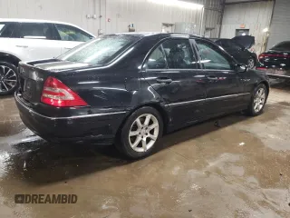 2005 Mercedes-Benz C 240 with VIN WDBRF81J85F591192, listed as a Copart auction lot 47052025 with 143,191 mi miles and Salvage Title. Bid and sale history available at DreamBid. Image 3.