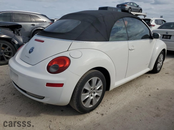 2010 Volkswagen New Beetle Convertible with VIN 3VWRW3AL1AM004537, listed as a Copart auction lot 76773224 with NaN miles and Salvage Title. Bid and sale history available at carsss.com. Image 3.