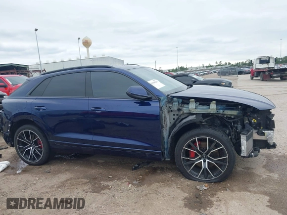 2019 Audi Q8 Prestige z VIN WA1FVAF13KD019245, wystawiony jako IAAI lot #42194524 z przebiegiem 74 703 mil mil oraz . Historia ofert i sprzedaży dostępna na DreamBid. Obrazek 14.