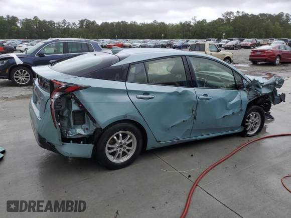 2016 Toyota Prius Four z VIN JTDKARFU1G3006158, wystawiony jako Copart lot #56500265 z przebiegiem 57 418 mil mil oraz Szkoda całkowita • Salvage title. Historia ofert i sprzedaży dostępna na DreamBid. Obrazek 3.
