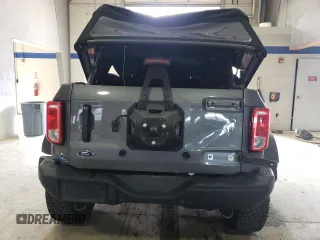 2021 Ford Bronco with VIN 1FMEE5DH2MLA86853, listed as a Copart auction lot 47424675 with Not provided miles and Salvage title. Bid and sale history available at DreamBid. Image 6.