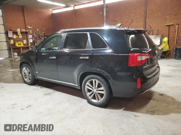 2015 Kia Sorento SX with VIN 5XYKWDA79FG601047, listed as a Copart auction lot 46618305 with 152,698 mi miles and Salvage Title. Bid and sale history available at carsss.com. Image 2.