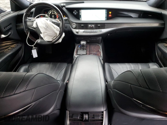 2019 Lexus LS 500 with VIN JTHC51FF1K5005423, listed as a Copart auction lot 80461064 with 73,595 mi miles and Salvage title. Bid and sale history available at DreamBid. Image 8.