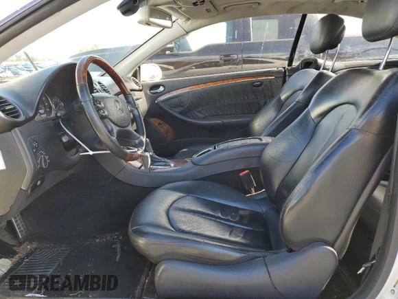 2006 Mercedes-Benz CLK-Class 3.5L with VIN WDBTJ56J16F190399, listed as a Copart auction lot 77496094 with 154,046 mi miles and Clean Title. Bid and sale history available at carsss.com. Image 7.