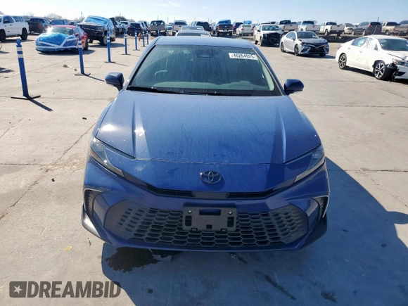 2025 Toyota Camry LE with VIN 4T1DAACKXSU036173, listed as a Copart auction lot 46264925 with 0 mi miles and Salvage Title. Bid and sale history available at carsss.com. Image 5.