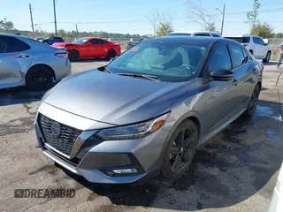 2021 Nissan Sentra SR with VIN 3N1AB8DV6NY204322, listed as a IAAI auction lot 41786812 with 37,766 mi miles. Bid and sale history available at carsss.com. Image 17.