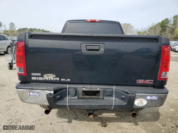2011 GMC Sierra 1500 SLE with VIN 1GTR2VE32BZ401646, listed as a Copart auction lot 51455665 with 223,566 mi miles and Salvage Title. Bid and sale history available at carsss.com. Image 6.