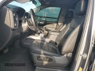2021 Chevrolet Silverado 1500 LTZ with VIN 3GCUYGED0MG346971, listed as a Copart auction lot 44255635 with 51,534 mi miles and Salvage Title. Bid and sale history available at DreamBid. Image 7.