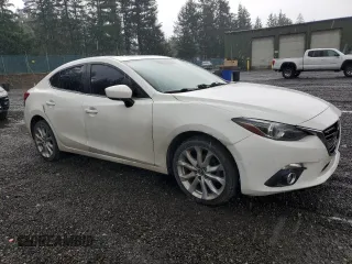 2014 Mazda 3 S Grand Touring with VIN JM1BM1W35E1203455, listed as a Copart auction lot 52094705 with 100,026 mi miles and Salvage Title. Bid and sale history available at DreamBid. Image 4.