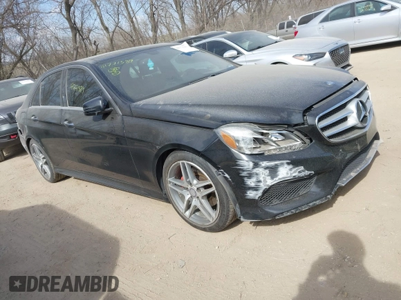 2015 Mercedes-Benz E-Class E 350 Luxury with VIN WDDHF8JB0FB112042, listed as a IAAI auction lot 41771389 with 135,191 mi miles. Bid and sale history available at carsss.com. Image 1.