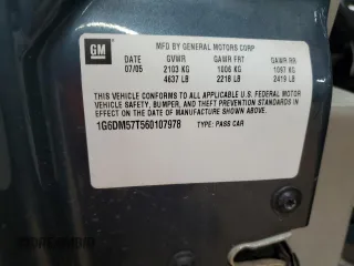2006 Cadillac CTS with VIN 1G6DM57T560107978, listed as a Copart auction lot 46627275 with 174,433 mi miles and Salvage Title. Bid and sale history available at carsss.com. Image 12.