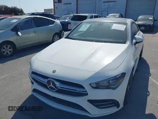2021 Mercedes-Benz CLA with VIN W1K5J5BB6MN234740, listed as a IAAI auction lot 41835551 with 27,638 mi miles. Bid and sale history available at carsss.com. Image 2.