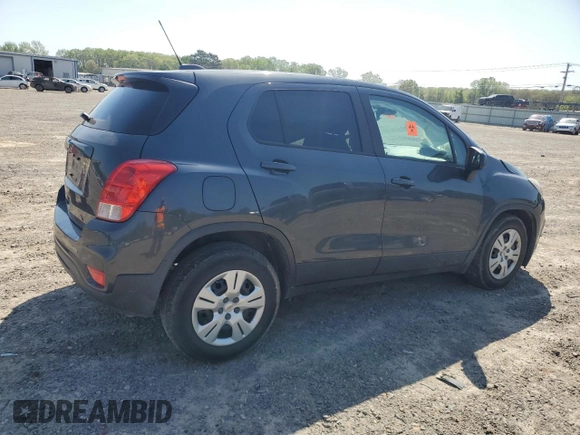 2019 Chevrolet Trax LS with VIN 3GNCJKSB1KL169509, listed as a Copart auction lot 52601765 with 99,114 mi miles and Salvage Title. Bid and sale history available at carsss.com. Image 3.