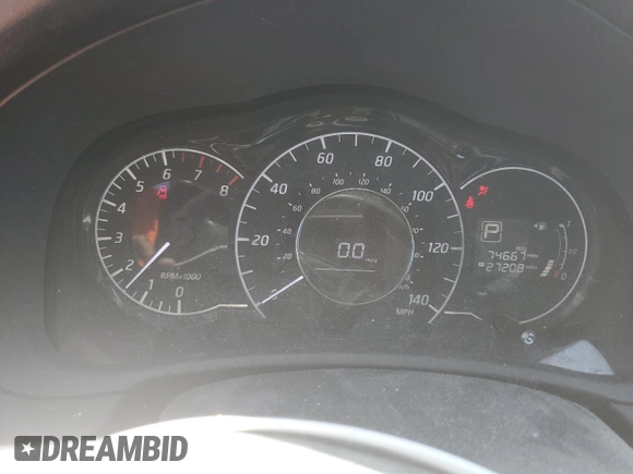 2019 Nissan Note SV with VIN 3N1CE2CPXKL361375, listed as a Copart auction lot 60861045 with 74,667 mi miles and Salvage title. Bid and sale history available at DreamBid. Image 9.