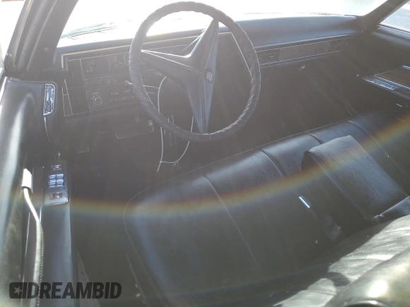 1969 Cadillac DeVille z VIN F9206444, wystawiony jako Copart lot #77397244 z przebiegiem 5 217 mil mil oraz Szkoda całkowita • Salvage title. Historia ofert i sprzedaży dostępna na DreamBid. Obrazek 8.