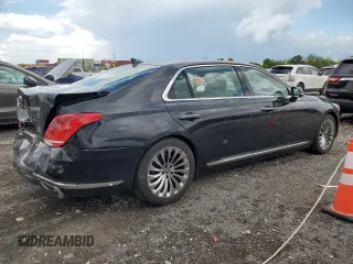 2018 Genesis G90 Premium z VIN KMHG34JA1JU049041, wystawiony jako Copart lot #56941235 z przebiegiem 66 778 mil mil oraz Szkody całkowita. Historia ofert i sprzedaży dostępna na DreamBid. Obrazek 3.
