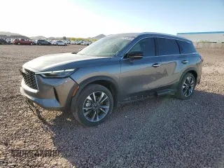 2024 Infiniti QX60 Luxe с VIN 5N1DL1FR2RC344098, выставлен на аукционе Copart как лот 54165525 с пробегом 7 223 миль миль и Списание • Salvage title. История ставок и продаж доступна на DreamBid. Изображение 1.