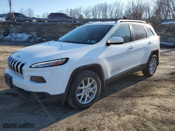 2014 Jeep Cherokee Latitude with VIN 1C4PJMCS4EW246151, listed as a Copart auction lot 47452245 with 63,590 mi miles and Salvage Title. Bid and sale history available at carsss.com. Image 1.