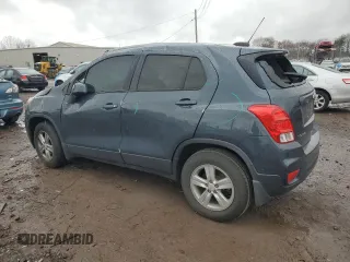 2021 Chevrolet Trax LS with VIN KL7CJNSB1MB347897, listed as a Copart auction lot 52775545 with 37,542 mi miles and Salvage Title. Bid and sale history available at carsss.com. Image 2.