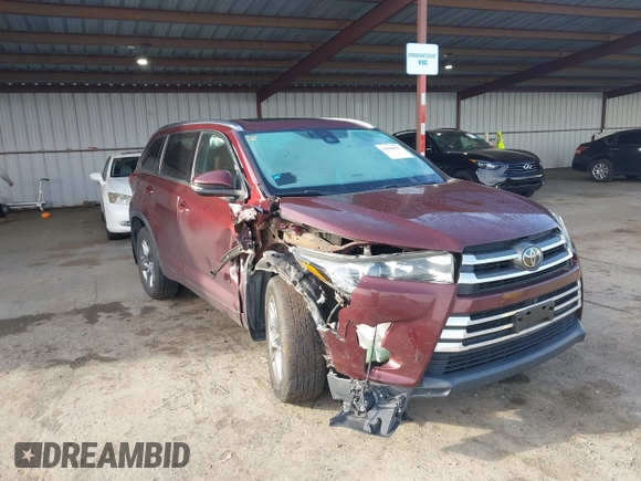 2019 Toyota Highlander Limited with VIN 5TDDZRFH5KS948600, listed as a IAAI auction lot 41848512 with 73,764 mi miles and . Bid and sale history available at DreamBid. Image 6.
