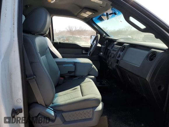 2013 Ford F-150 XL with VIN 1FTMF1EM0DKF06830, listed as a Copart auction lot 48296765 with 160,430 mi miles and Salvage title. Bid and sale history available at DreamBid. Image 10.