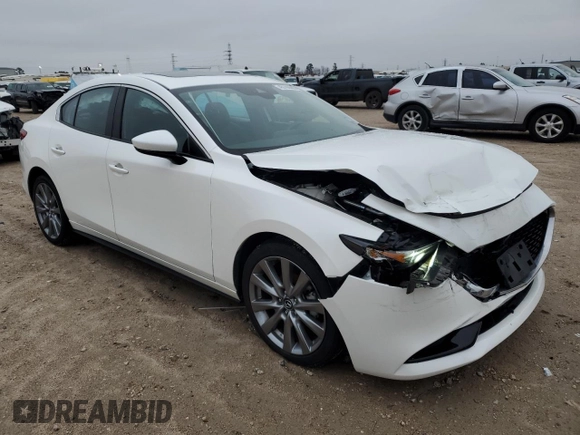 2023 Mazda 3 S Preferred with VIN 3MZBPACM5PM371524, listed as a Copart auction lot 45788605 with 16,725 mi miles and Salvage Title. Bid and sale history available at DreamBid. Image 4.