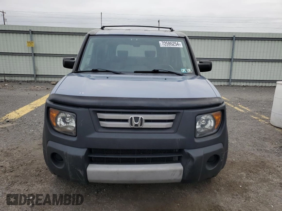 2008 Honda Element with VIN 5J6YH27318L004747, listed as a Copart auction lot 72595254 with 204,756 mi miles and Salvage Title. Bid and sale history available at DreamBid. Image 5.