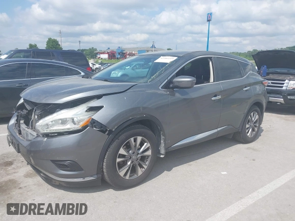 2016 Nissan Murano SV z VIN 5N1AZ2MGXGN125738, wystawiony jako IAAI lot #42302219 z przebiegiem 114 388 mil mil oraz . Historia ofert i sprzedaży dostępna na DreamBid. Obrazek 17.