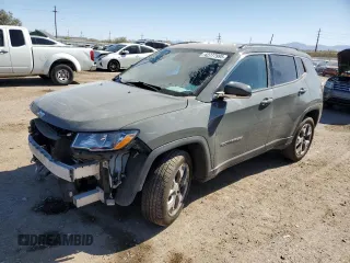 2020 Jeep Compass Limited with VIN 3C4NJDCB3LT167127, listed as a Copart auction lot 42777995 with 101,783 mi miles and Salvage Title. Bid and sale history available at carsss.com. Image 1.