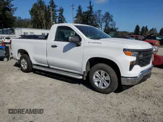 2023 Chevrolet Silverado 1500 Work Truck with VIN 3GCNAAED1PG293594, listed as a Copart auction lot 53402525 with 0 mi miles and Clean Title. Bid and sale history available at carsss.com. Image 4.