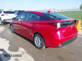 2020 Toyota Prius LE with VIN JTDL9RFU8L3019030, listed as a IAAI auction lot 41973490 with 58,361 mi miles and . Bid and sale history available at DreamBid. Image 3.