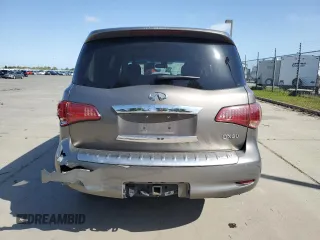 2016 Infiniti QX80 with VIN JN8AZ2NEXG9125687, listed as a Copart auction lot 52184535 with 149,495 mi miles and Salvage title. Bid and sale history available at DreamBid. Image 6.
