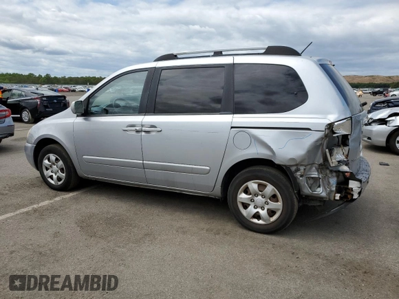 2007 Kia Sedona with VIN KNDMB133076135686, listed as a Copart auction lot 61406634 with 121,909 mi miles and Non Repairable. Bid and sale history available at carsss.com. Image 2.